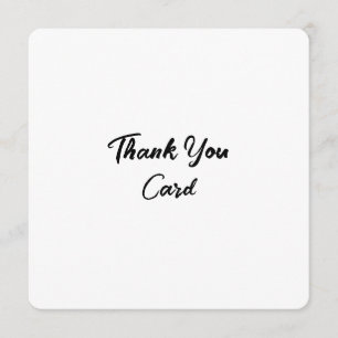 Create Your Own Promotion 5.25" x 5.25" Rounded Thank You Card