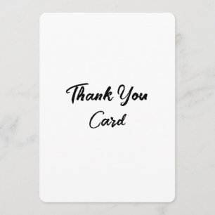 Create Your Own Promotion 5" x 7" Rounded Thank You Card