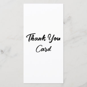 Create Your Own Promotion 8" x 4" Thank You Card