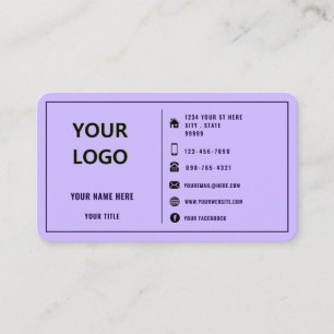 Create Your Own Promotional Business Card template