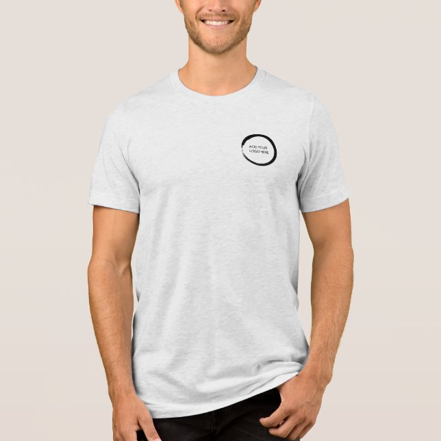 Create your own promotional own logo professional Tri-Blend shirt (Front)