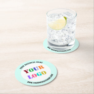 Create Your Own Promotional Paper Coasters Example