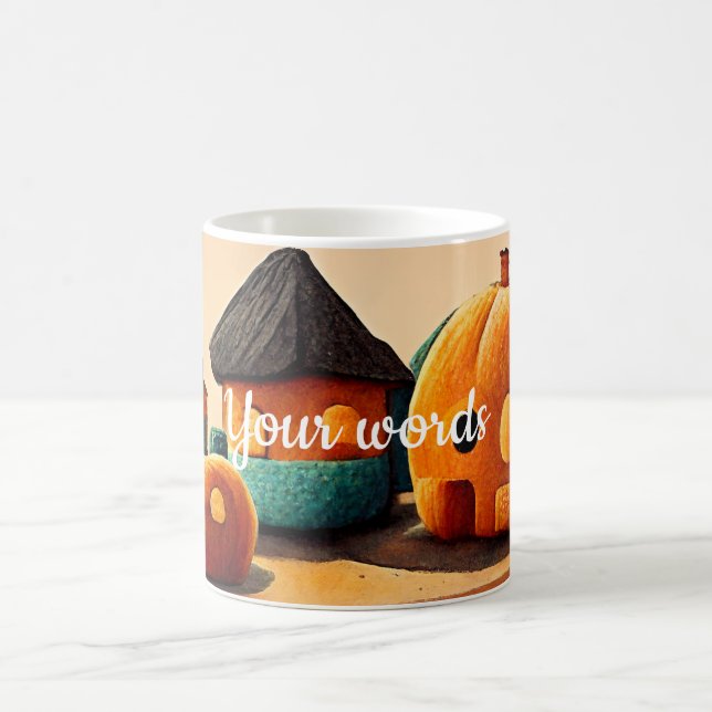 Create Your Own Pumpkin Village Magic Mug (Center)