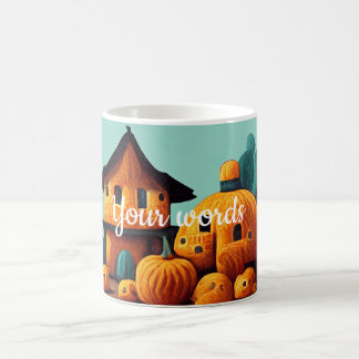 Create Your Own Pumpkin Village Magic Mug