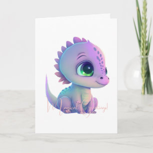 Create Your Own Purple Baby Dragon Card