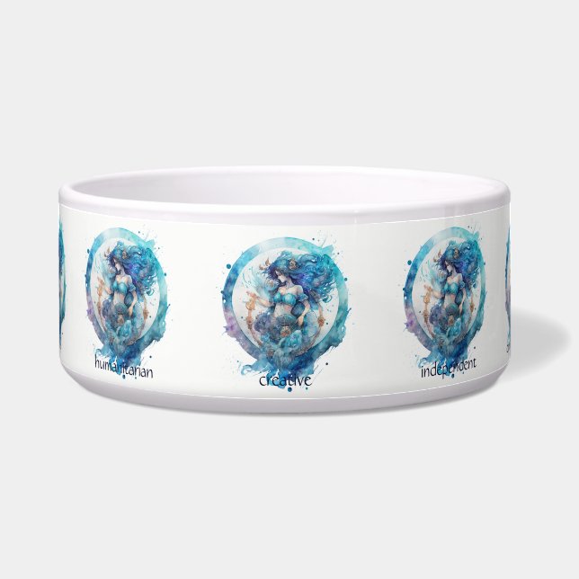 Create Your Own Purple & Blue Aquarius Zodiac (Front)