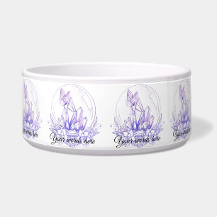 Create Your Own Purple Crystal Ball & Flowers