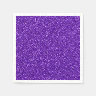 Create Your Own Purple Glitter Napkin