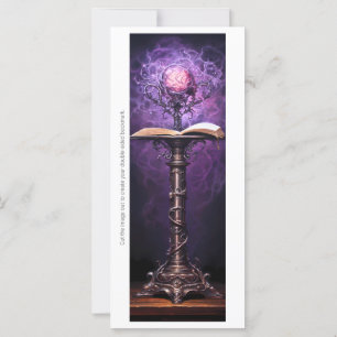 Create Your Own Purple Grimoire Magic Orb Bookmark