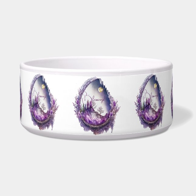 Create Your Own Purple Landscape Geode (Front)