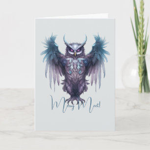 Create Your Own Purple Owl Card