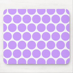 Create Your Own Purple Polka Dot Mouse Mat