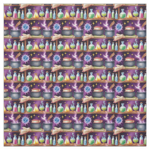 Create Your Own Purple Potion Power Library Fabric