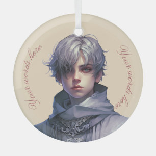 Create Your Own Purple Prince Glass Tree Decoration