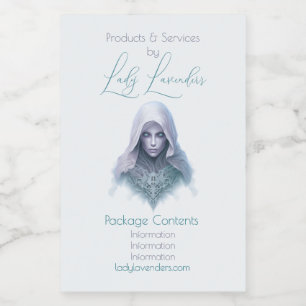 Create Your Own Purple Seer Witch Apothecary Label