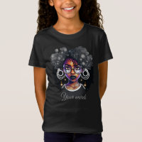 Create Your Own Purple & Silver Black Girl