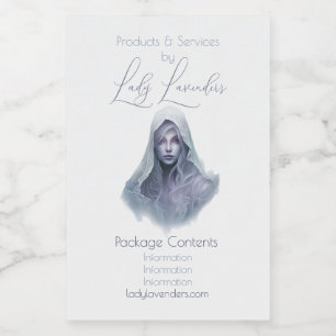 Create Your Own Purple Witch Apothecary Label