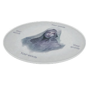 Create Your Own Purple Witch Cutting Board