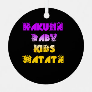 Create Your Own Purple Yellow Baby Kids  Art Christmas Ornament