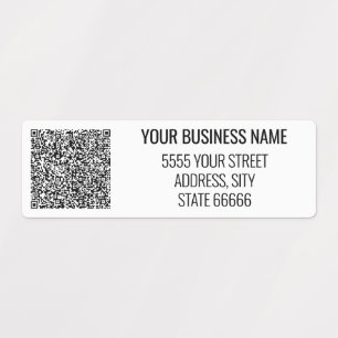 Create Your Own QR Code Address Labels Template