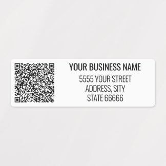 Create Your Own QR Code Address Labels Template