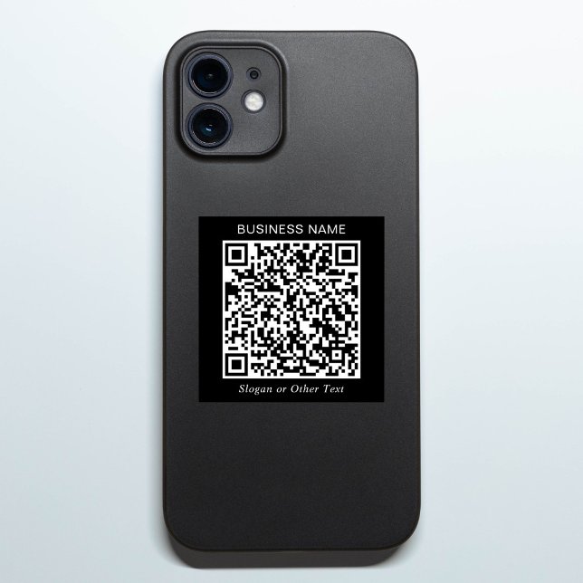 Create Your Own QR Code Black Promotional (Create Your Own QR Code Black Promotional Sticker)