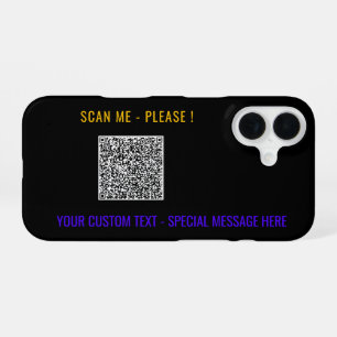 Create Your Own QR Code iPhone Case Example