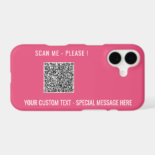 Create Your Own QR Code iPhone Cases Choose Colour