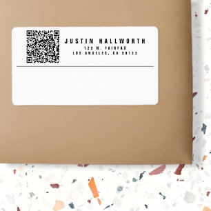 Create your own QR Code   Modern Return Address