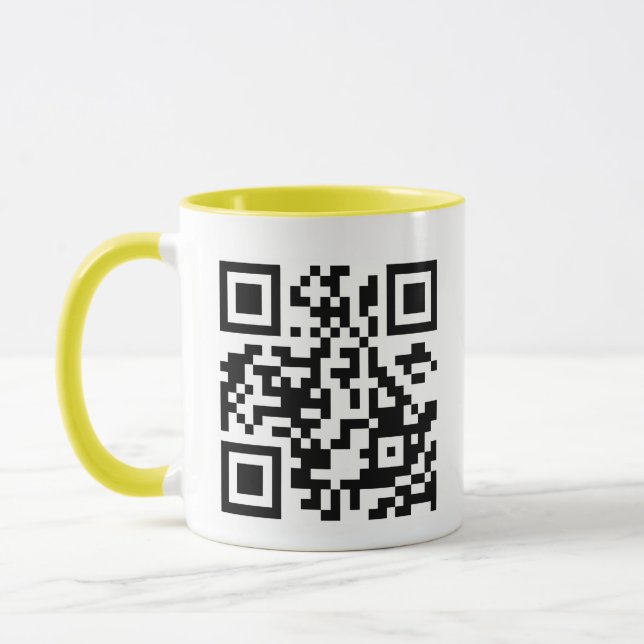 Create Your Own QR Code Mug (Left)