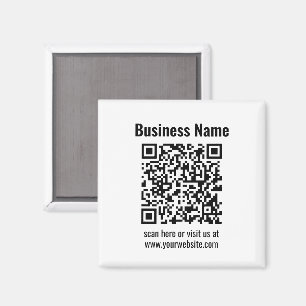 Create Your Own QR Code Transperant Magnet