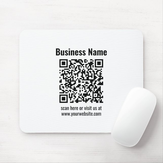 Create Your Own QR Code | Transperant Mouse Mat (With Mouse)