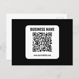 Create Your Own QR Code   Transperant Postcard