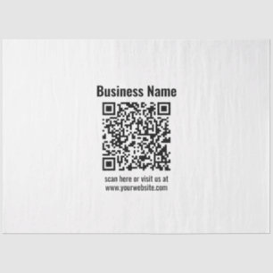 Create Your Own QR Code   Transperant Tissue Paper