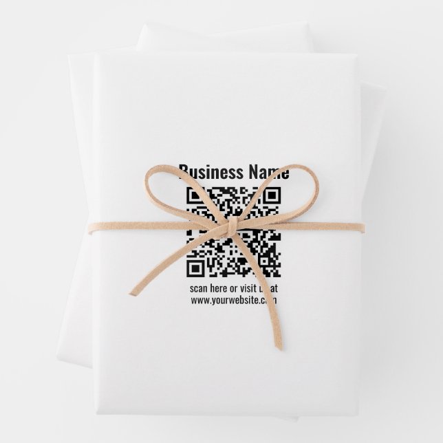 Create Your Own QR Code | Transperant Wrapping Paper Sheet (In situ)