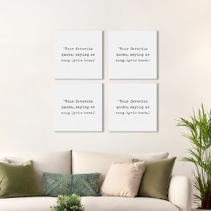 Create Your Own Quote Canvas Photo Tile