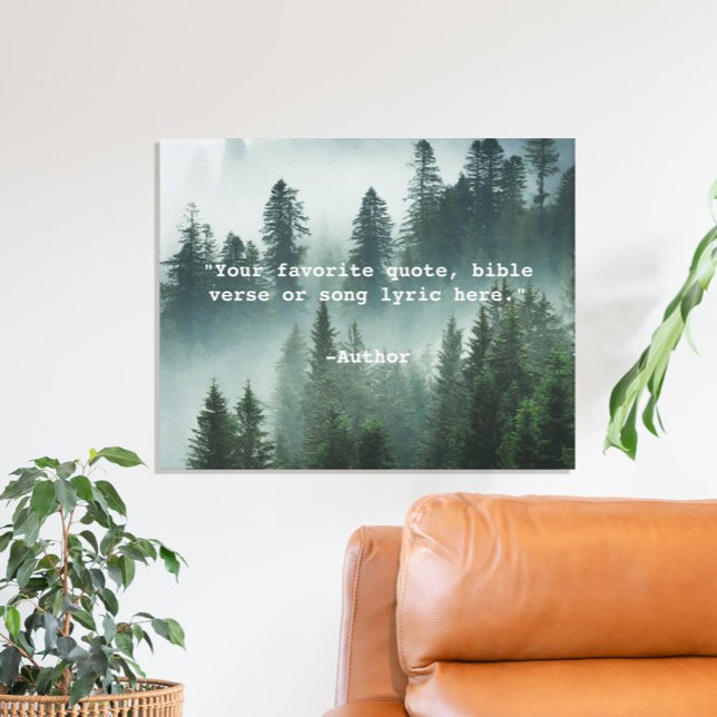 Create Your Own Quote Canvas Print (Creator Uploaded)