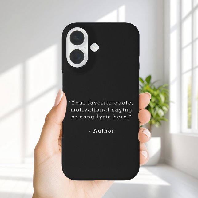 Create Your Own Quote Case-Mate iPhone Case (Creator Uploaded)