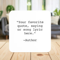 Create Your Own Quote