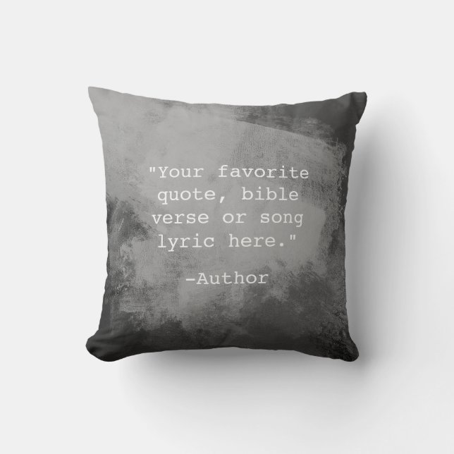 Create Your Own Quote Cushion (Front)
