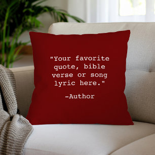 Create Your Own Quote Cushion