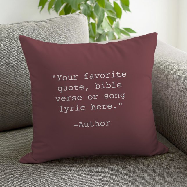Create Your Own Quote Cushion (Creator Uploaded)
