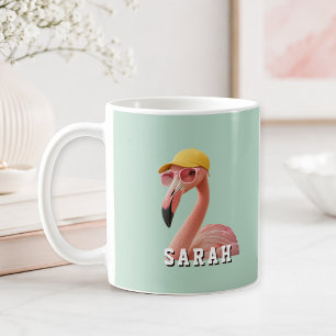 Create Your Own Quote Custom Flamingo Coffee Mug