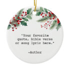 Create Your Own Quote Floral Christmas