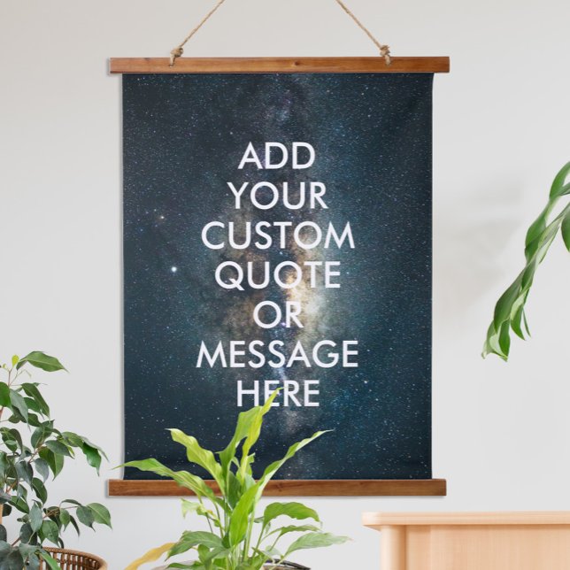 Create Your Own Quote Hanging Tapestry (Creator Uploaded)