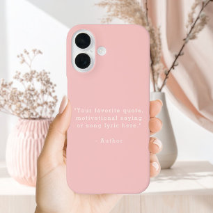 Create Your Own Quote iPhone 16 Case