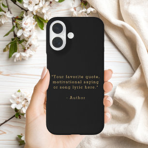 Create Your Own Quote iPhone 16 Case