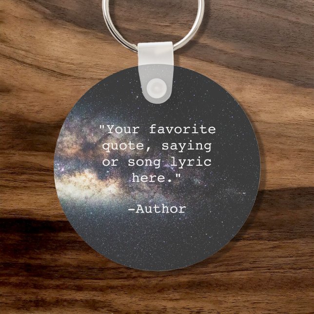 Create Your Own Quote Key Ring (Creator Uploaded)