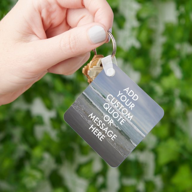 Create Your Own Quote Key Ring (Hand)