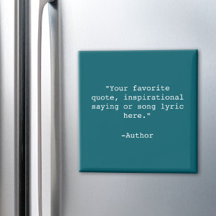 Create Your Own Quote Magnet